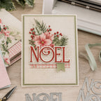 Polkadoodles Winter Botanical Bits Dies pd9189 noel greenery holiday card