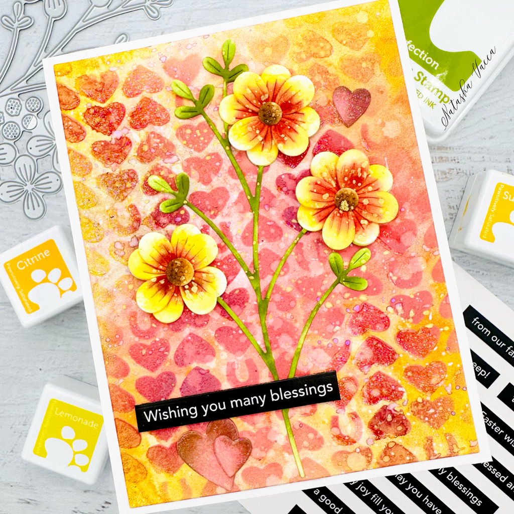Simon Says Stamp Stencil Pony Love 1010st Splendor Blessings Card | color-code:ALT02