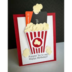 Simon Says Stamp Poppin' Corn Wafer Dies 1454sd Birthday Card