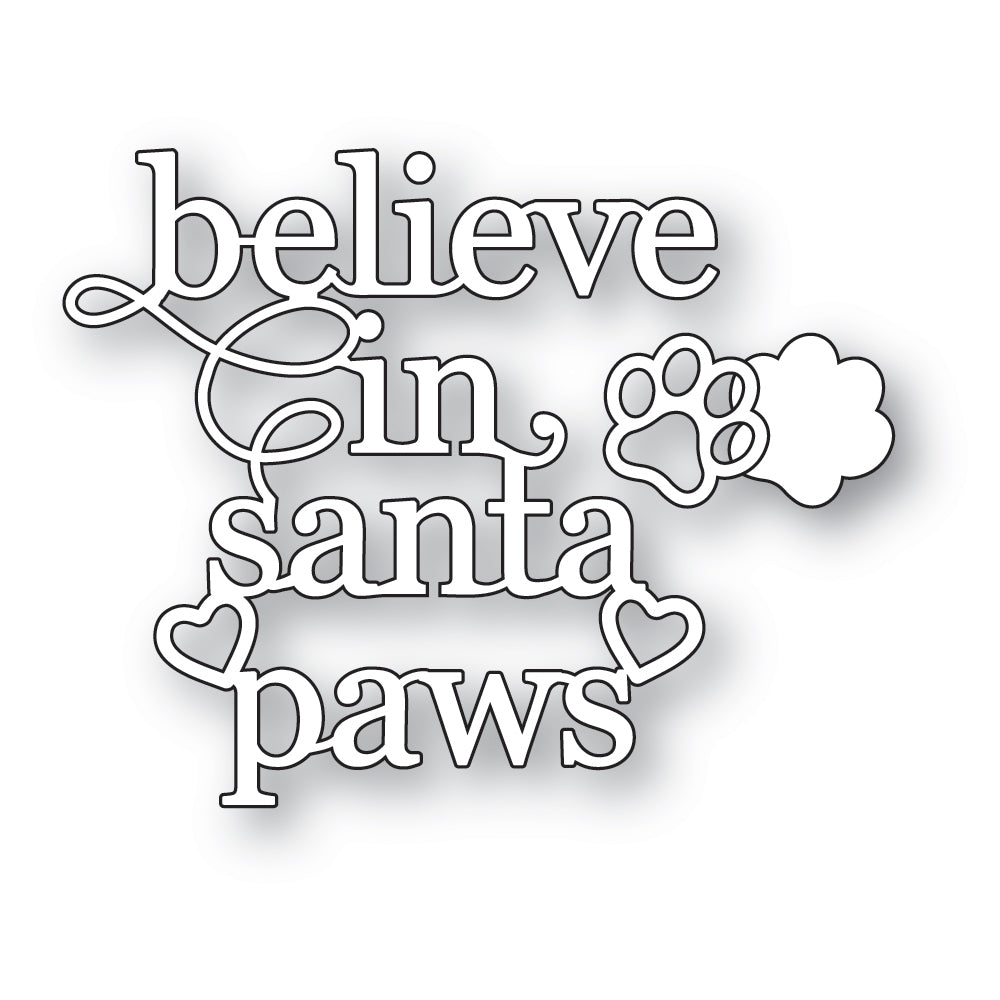 Poppy Stamps Believe in Santa Paws Dies 2656 product image