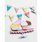 Poppy Stamps Birthday Fun 6x6 Paper Pack pp2100 cupcake