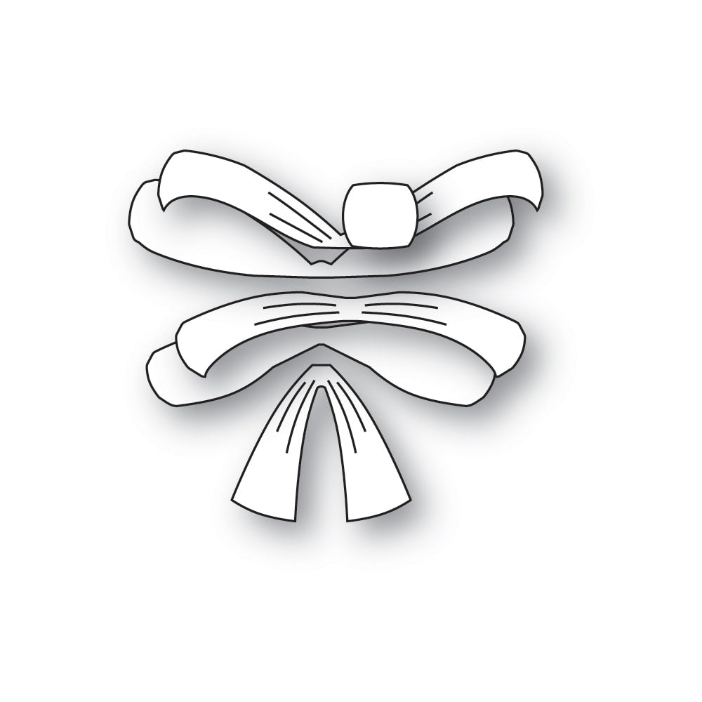 Poppy Stamps Cute Bow Dies 2753 layer