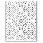 Poppy Stamps Diamond Oval Pinpoint Background Die 2757