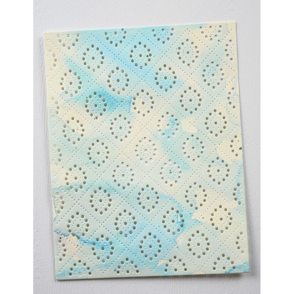Poppy Stamps Diamond Oval Pinpoint Background Die 2757 stitch