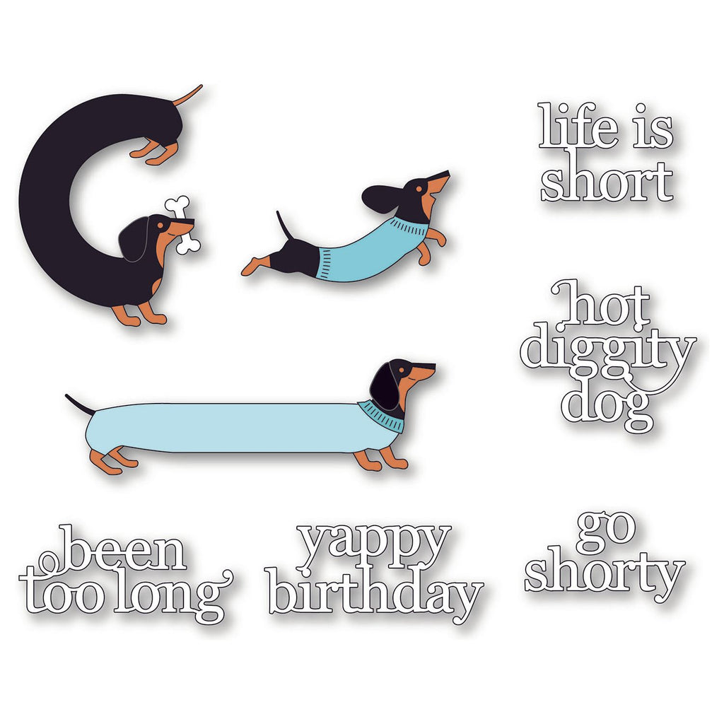 Poppy Stamps Dog Days of Summer Collection Die Bundle