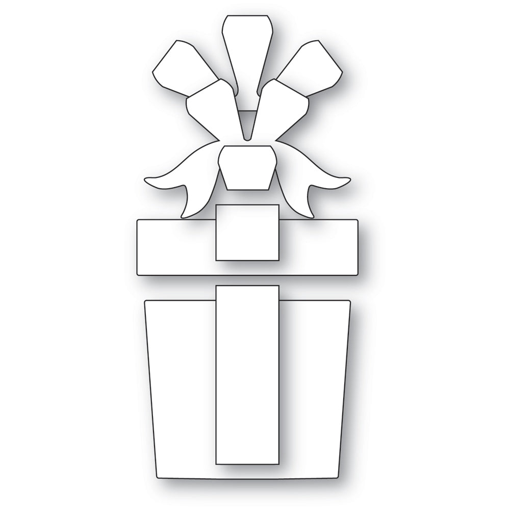 Poppy Stamps Fancy Gift Dies 2694 penguin pieces