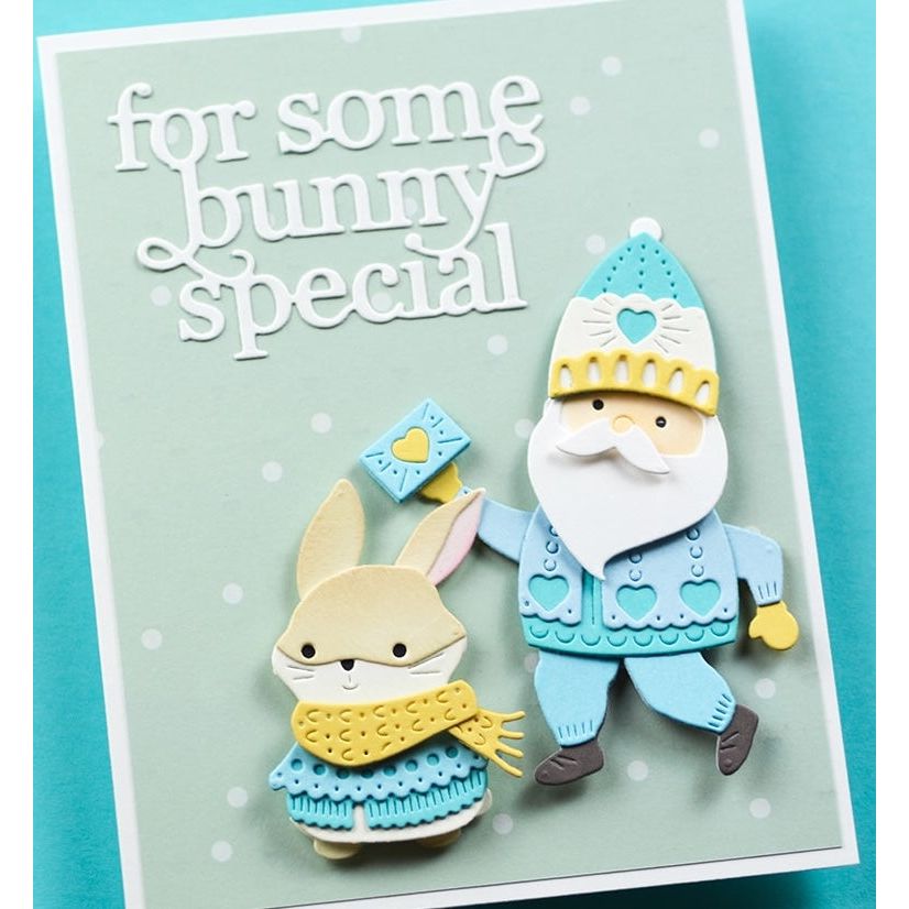 Poppy Stamps For Some Bunny Special Die 2721 gnome