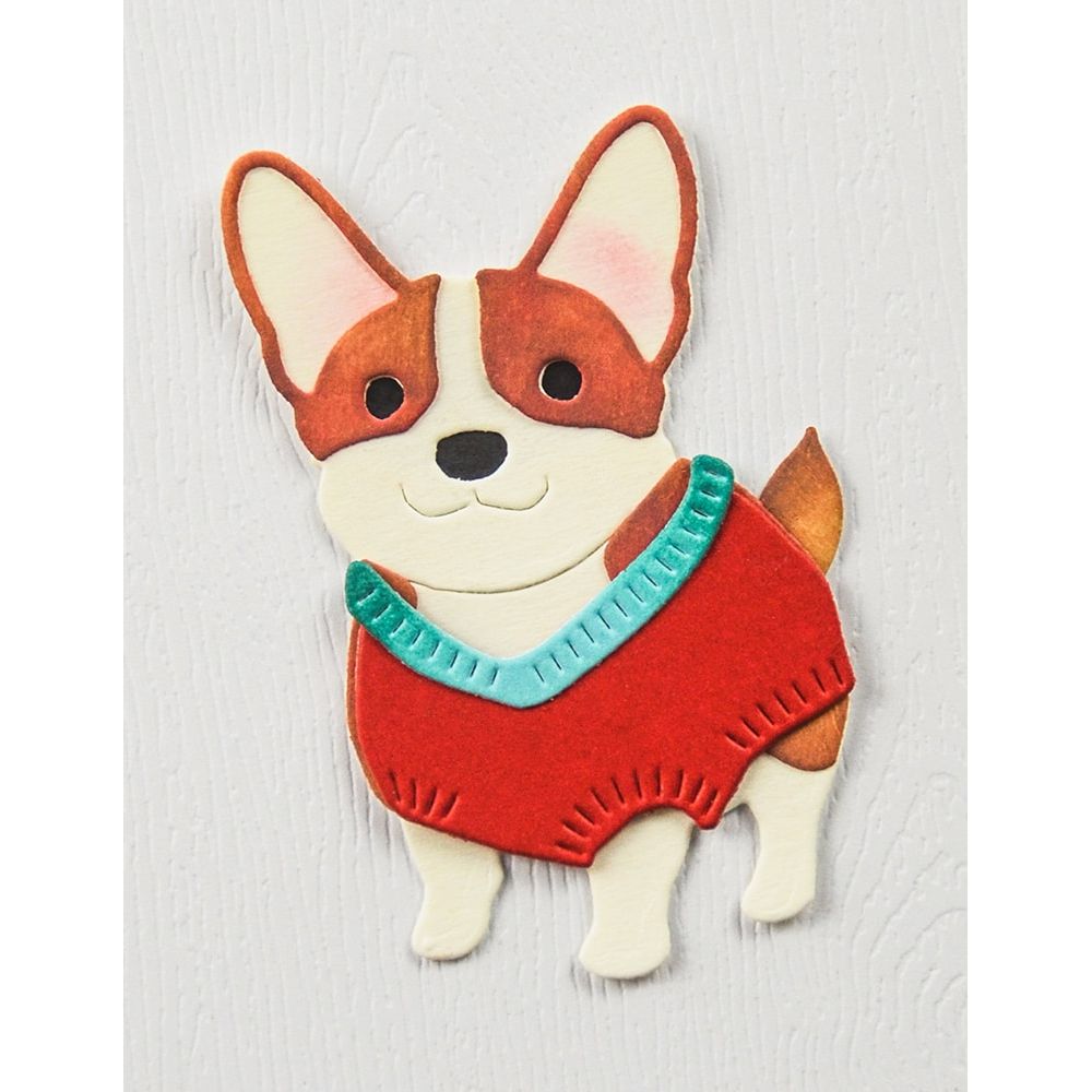 Poppy Stamps Happy Corgi Dies 2756 dog