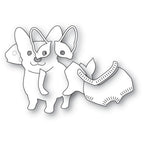 Poppy Stamps Happy Corgi Dies 2756 layer