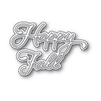 Poppy Stamps Happy Fall Moonlight Script Dies 2597
