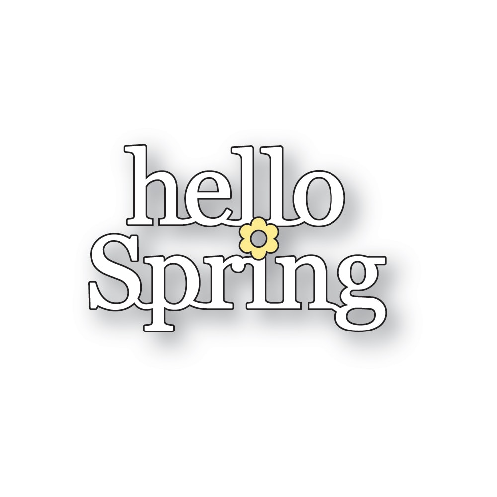 Poppy Stamps Hello Spring Dies 2730
