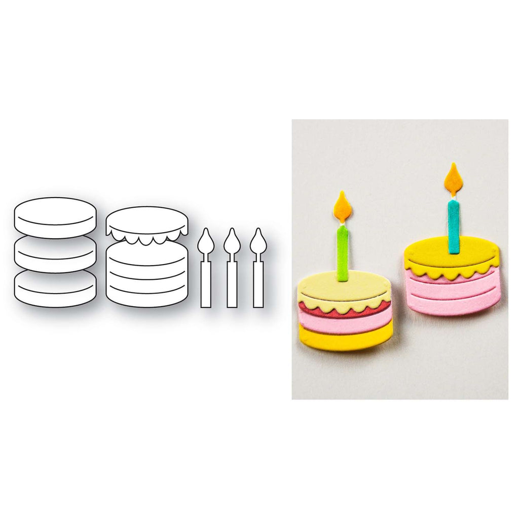 Poppy Stamps Layer Cakes Dies 2696 cakess