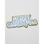 Poppy Stamps Merry Christmas Cheerful Script Dies 2741 merry