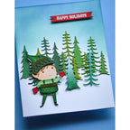 Poppy Stamps Mini Forest Plants Dies 2661 forest