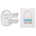 Poppy Stamps Nordic Basket Dies 2718 basket