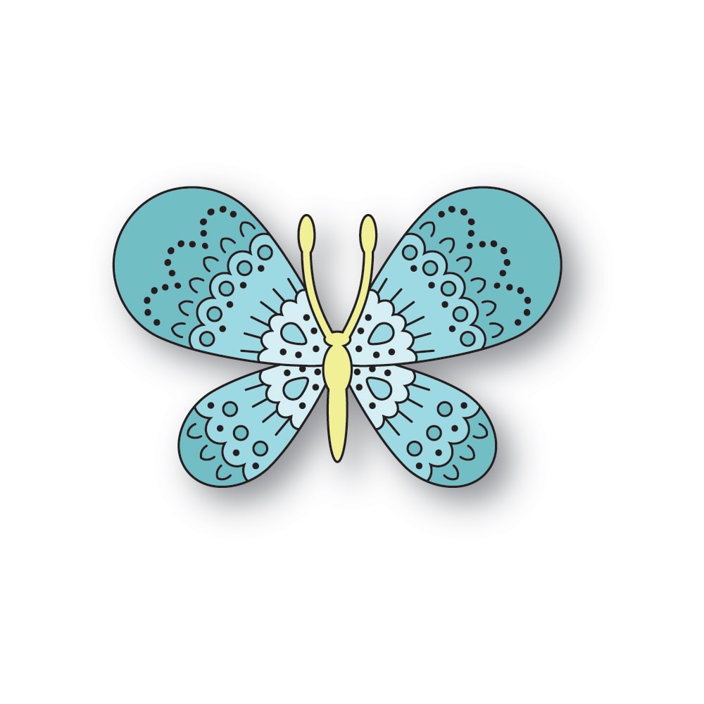 Poppy Stamps Nordic Belle Butterfly Dies 2709