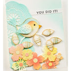 Poppy Stamps Nordic Birds and Petals Die Bundle you did it