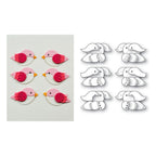Poppy Stamps Nordic Birds of a Feather Dies 2712 parts