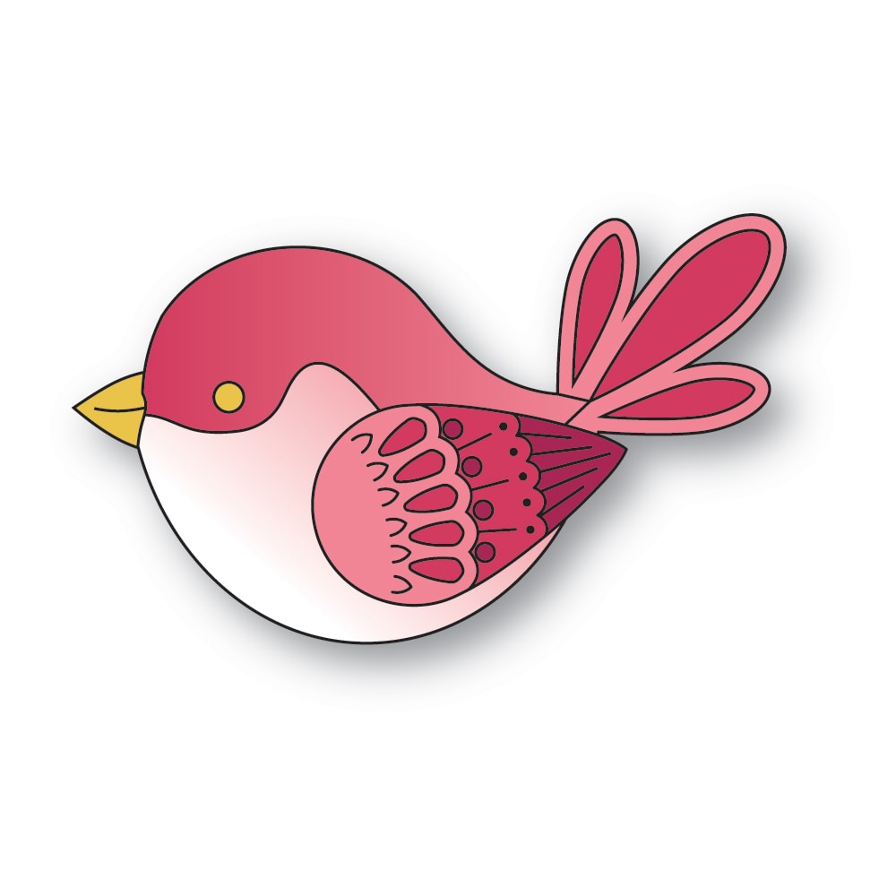 Poppy Stamps Nordic Bold Bird Dies 2714