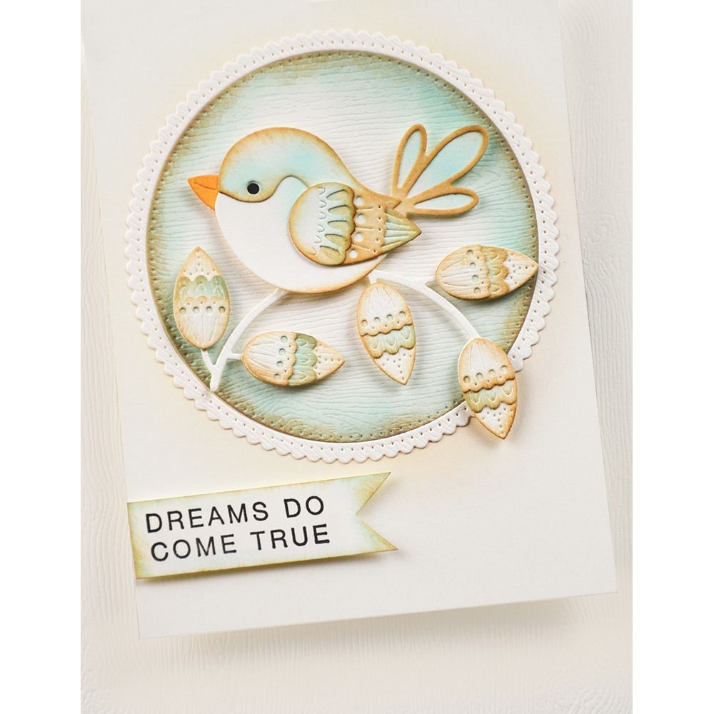 Poppy Stamps Nordic Bold Bird Dies 2714 dreams