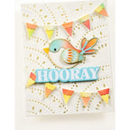 Poppy Stamps Nordic Bold Bird Dies 2714 hooray