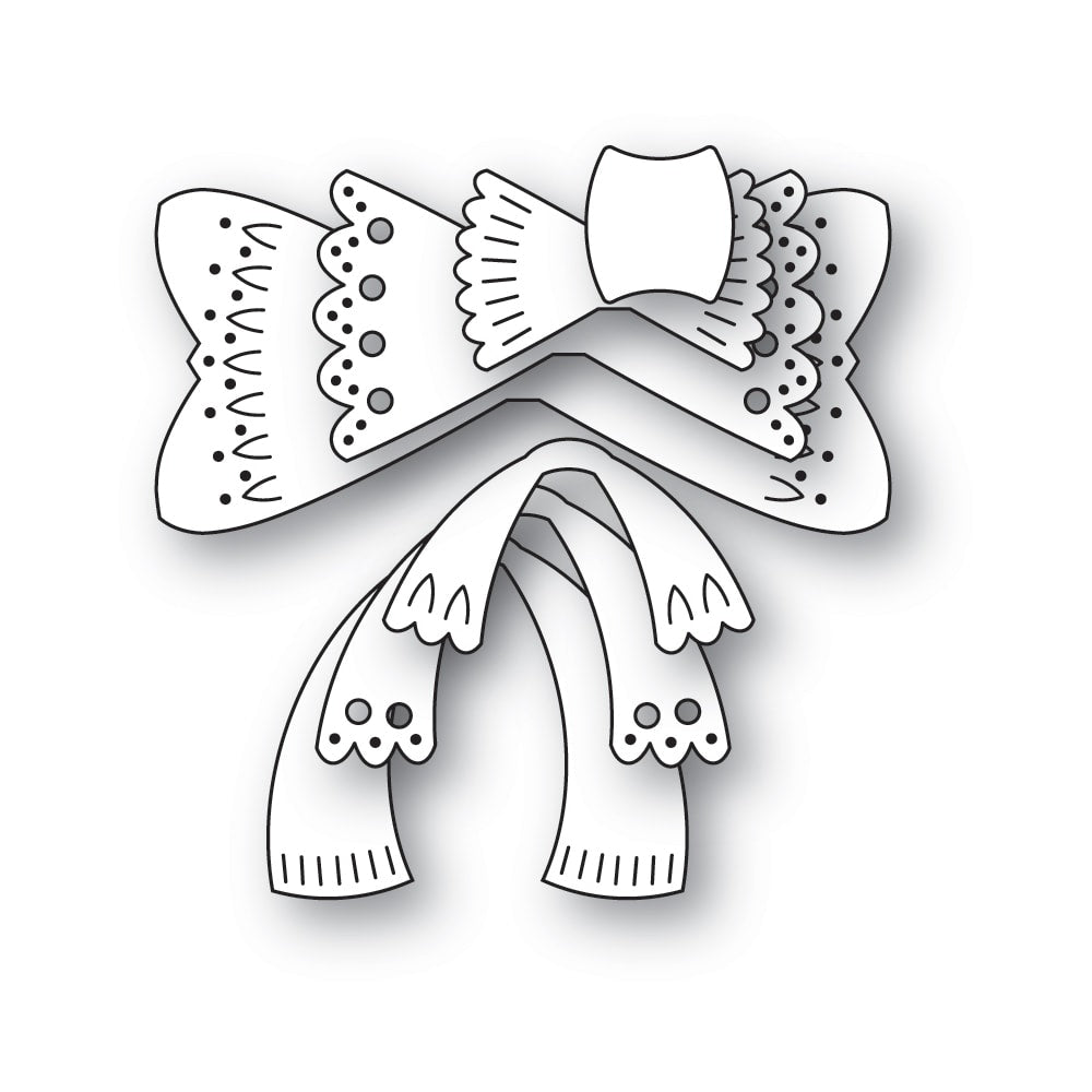 Poppy Stamps Nordic Bow Dies 2752 layer