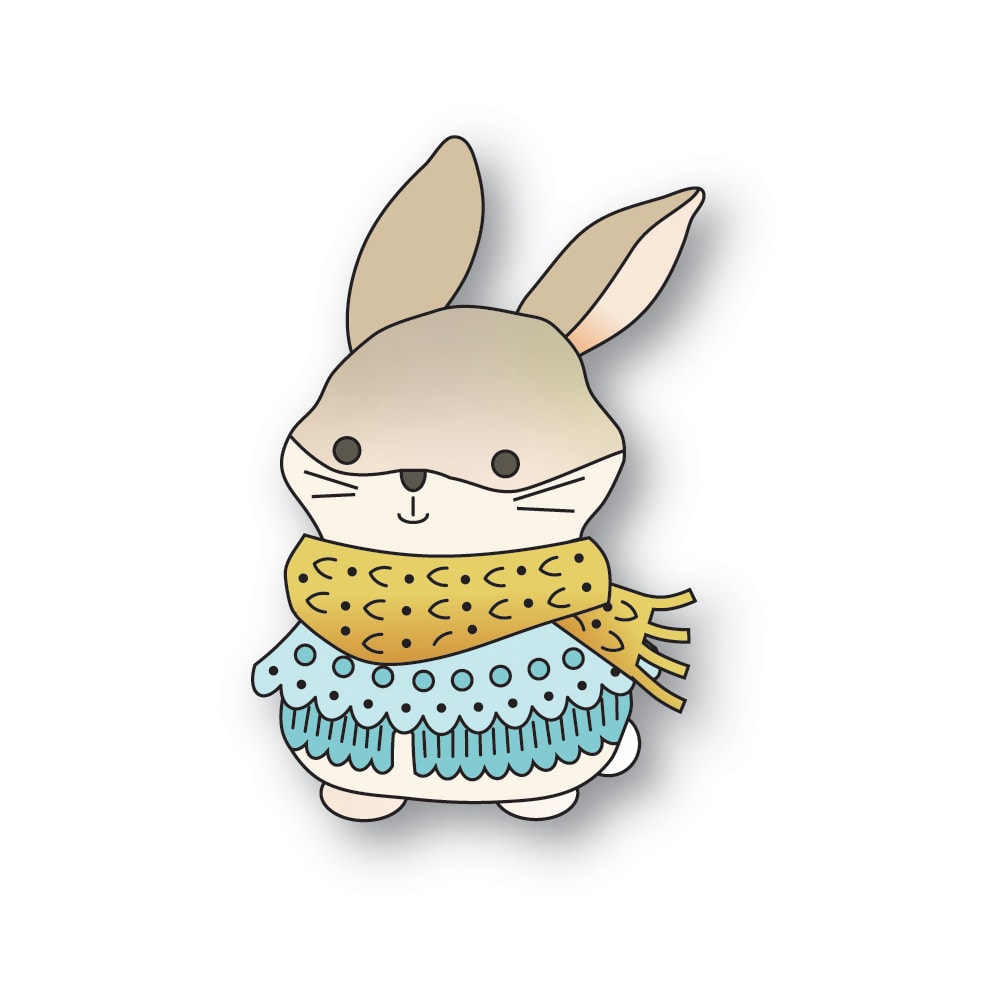 Poppy Stamps Nordic Bundled Bunny Dies 2708