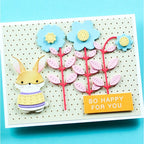 Poppy Stamps Nordic Bunny Die Bundle happy for you