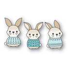 Poppy Stamps Nordic Bunny Trio Dies 2717