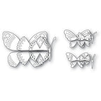 Poppy Stamps Nordic Butterfly Die Bundle layers