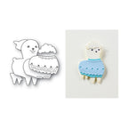 Poppy Stamps Nordic Cheerful Lamb Dies 2703 pieces
