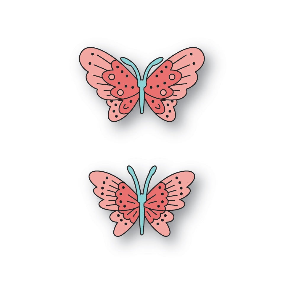 Poppy Stamps Nordic Cheery Butterflies Dies 2767