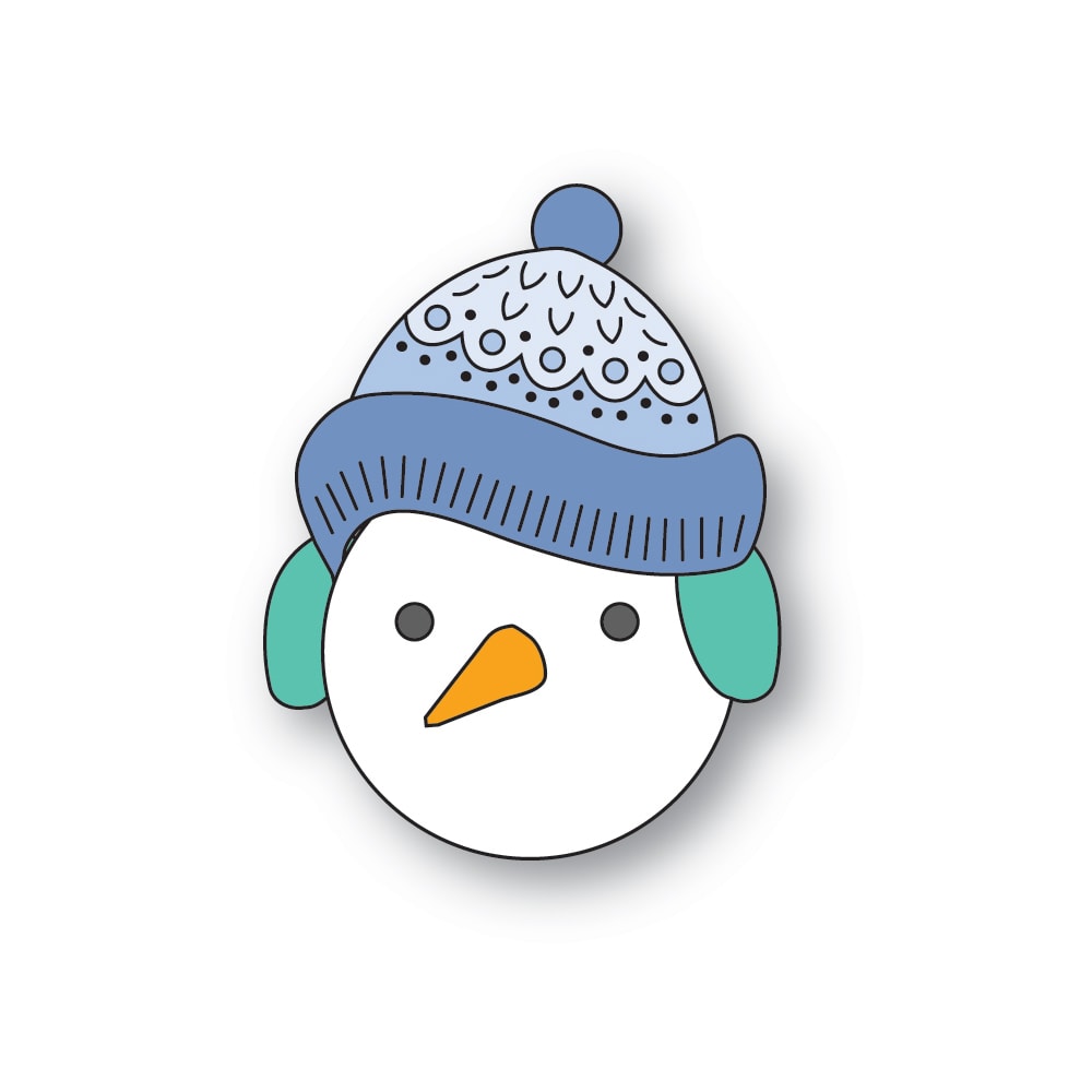 Poppy Stamps Nordic Chilly Snowman Dies 2742