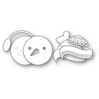 Poppy Stamps Nordic Chilly Snowman Dies 2742 layer