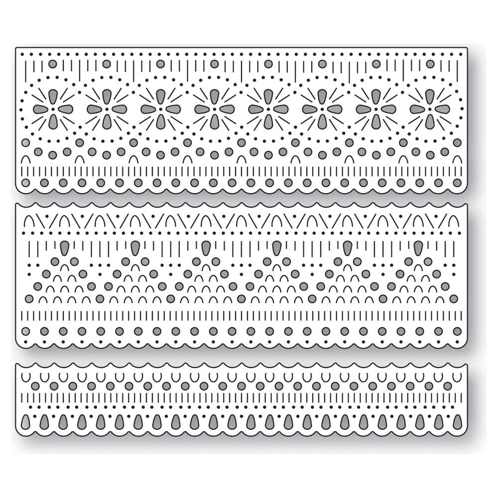 Poppy Stamps Nordic Delicate Border Dies 2630
