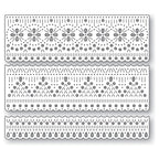 Poppy Stamps Nordic Delicate Border Dies 2630
