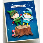 Poppy Stamps Nordic Elves Die Bundle from all of us