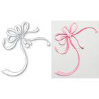 Poppy Stamps Nordic Fancy Bell and Ribbon Die Bundle bow