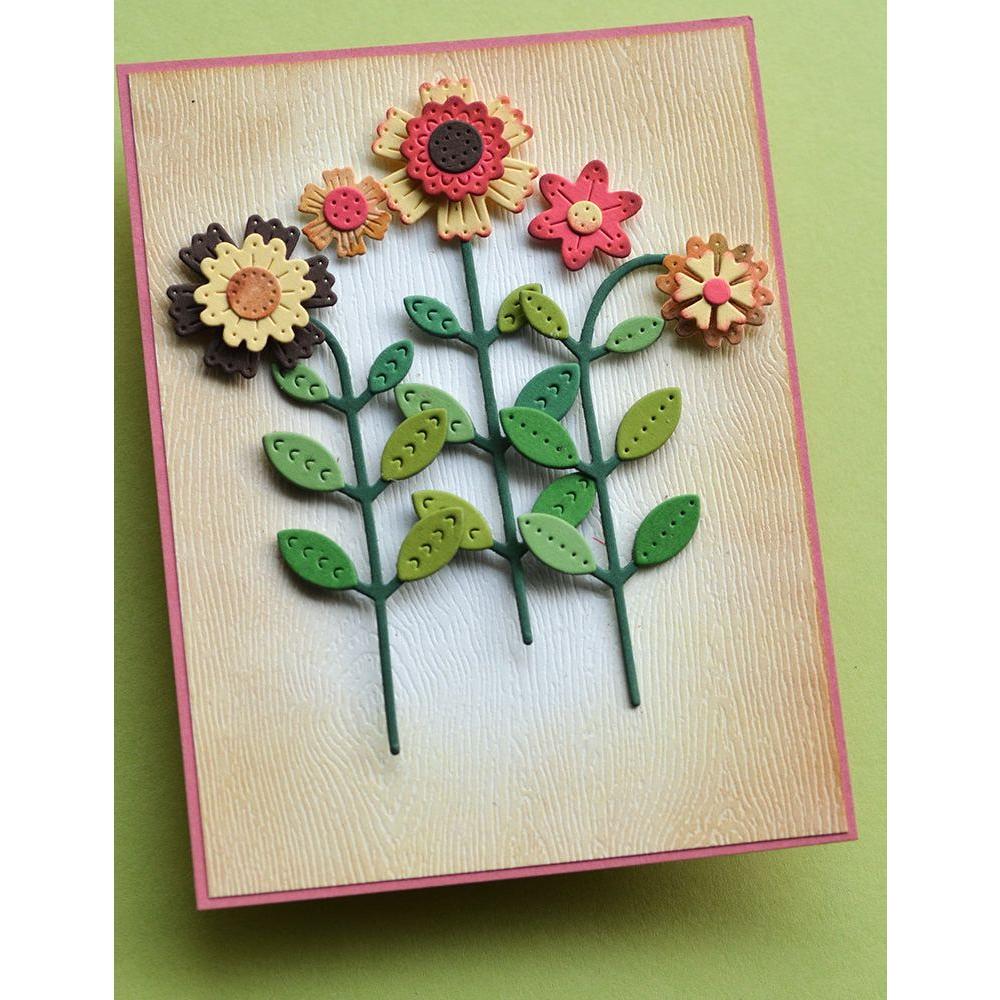 Poppy Stamps Nordic Flower Bunch Dies 2637 tall flowers