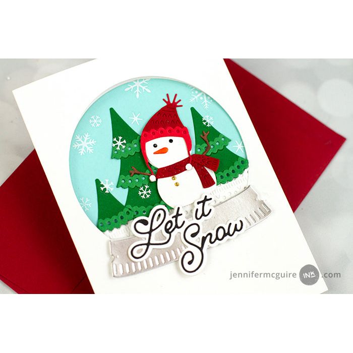 Poppy Stamps Nordic Happy Snowman Dies 2640 let it snow | color-code:ALT01