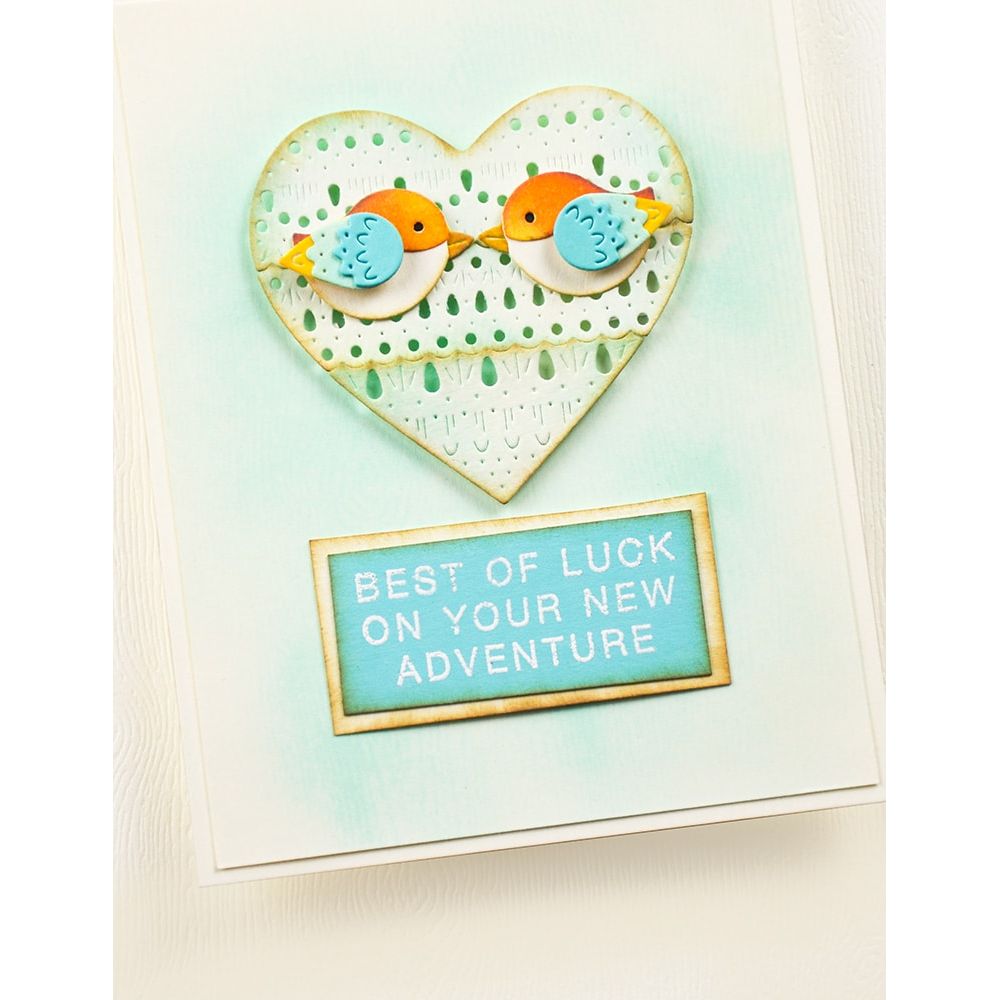 Poppy Stamps Nordic Heart Dies 2689 luck