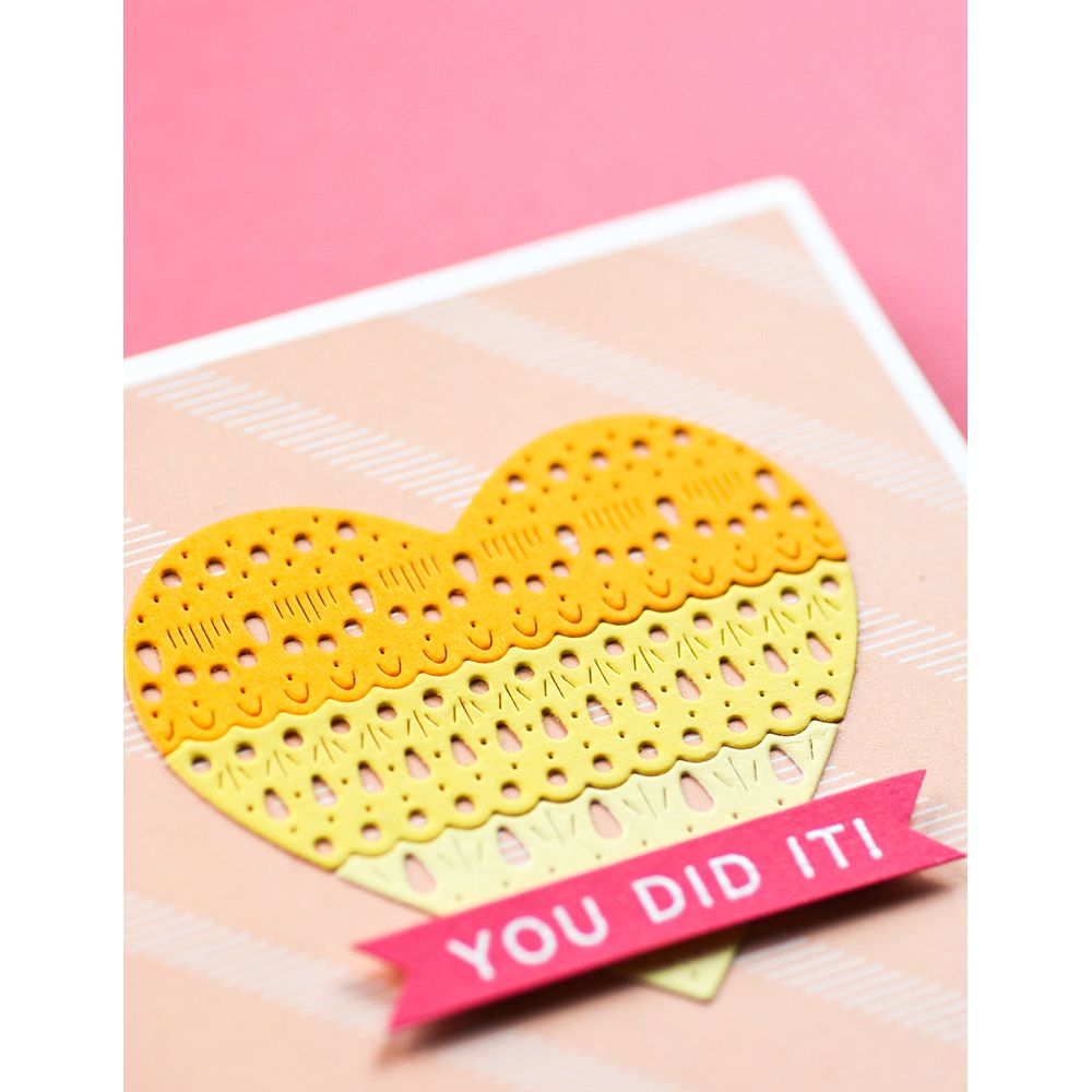 Poppy Stamps Nordic Heart Dies 2689 you did it