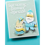 Poppy Stamps Nordic Heart Gnome Dies 2690 bunny