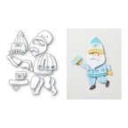 Poppy Stamps Nordic Heart Gnome Dies 2690 gnome