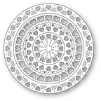 Poppy Stamps Nordic Heart Pattern Rings Dies 2688