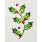 Poppy Stamps Nordic Holly Sprig Dies 2749 branch