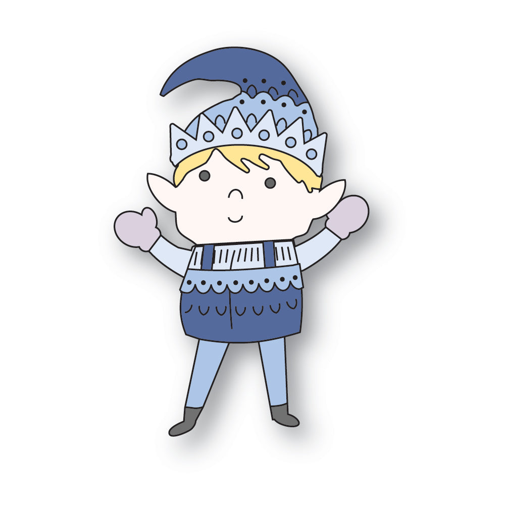 Poppy Stamps Nordic Joyful Elf Dies 2667