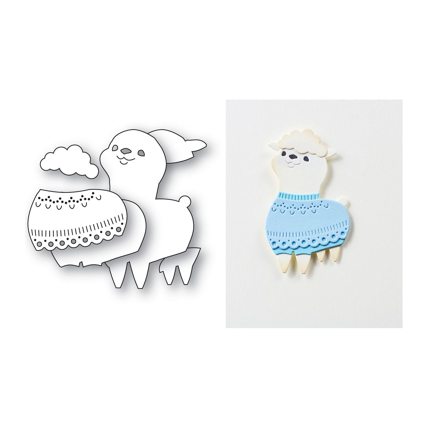 Poppy Stamps Nordic Joyful Lamb Dies 2692 lamb