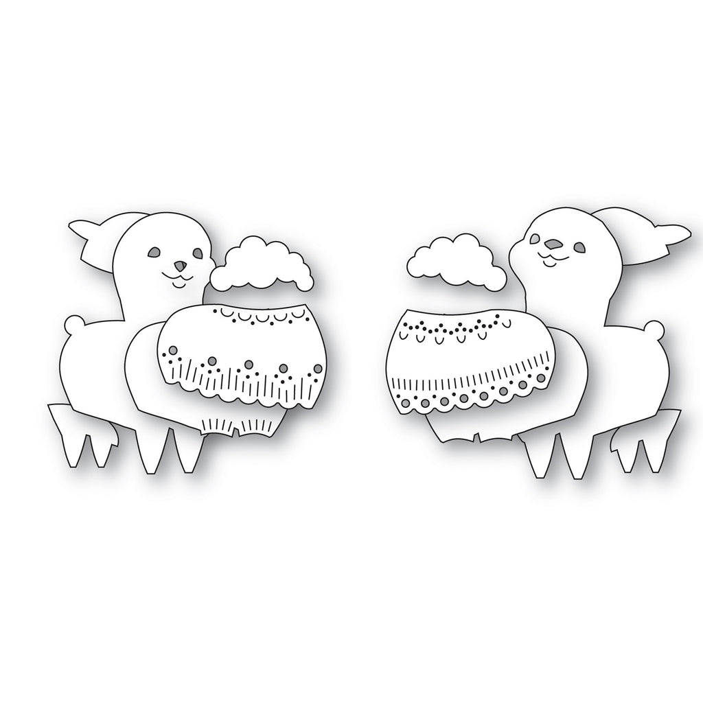 Poppy Stamps Nordic Lambs Dies Bundle parts