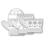 Poppy Stamps Nordic Large Mitten Dies 2761 layer